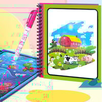 Magic Water Coloring Book（18.3*14.8cm/7.20*5.83in）