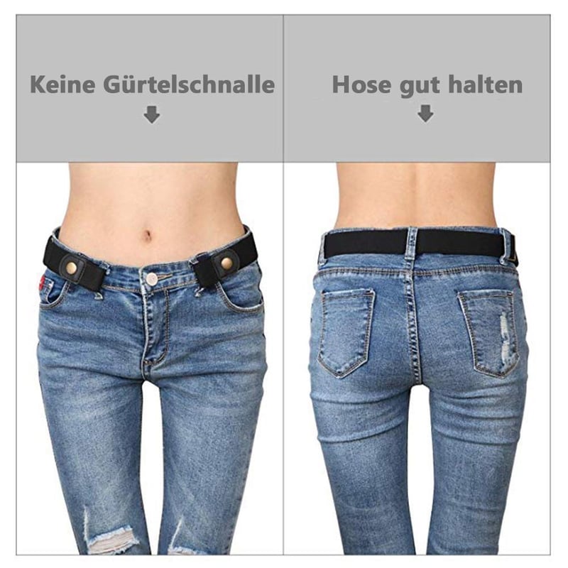 🎊Super Elastischer Schnallenfreier Gürtel für Damen und Herre🎊