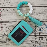 💖 Fashionable Silicone Keychain Wallet