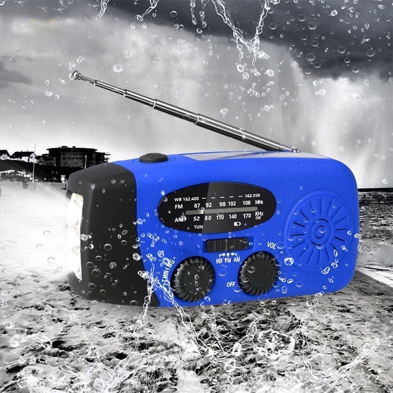 Sakerplus® Hand Crank Emergency Radio