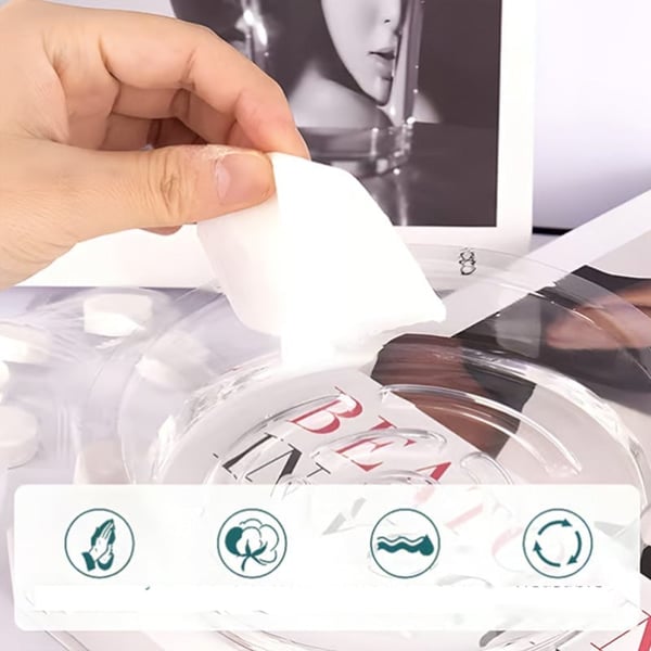 ✨ Komprimierte Handtuch-Tabletten