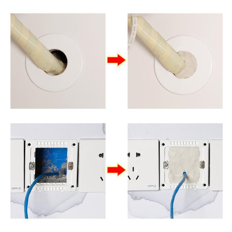 Mastic de cavité de trou de mur de ménage