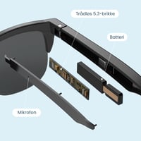 2024 Oppgrader Bluetooth-solbriller