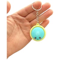 Light-Up Squeezable Steamed Bun Keychain