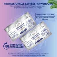 Kokos-Minze Aufhellungsstreifen
