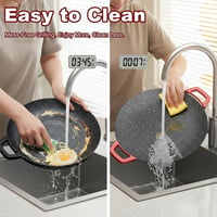 Non-Stick Electric BBQ Grill with Temperature Control
