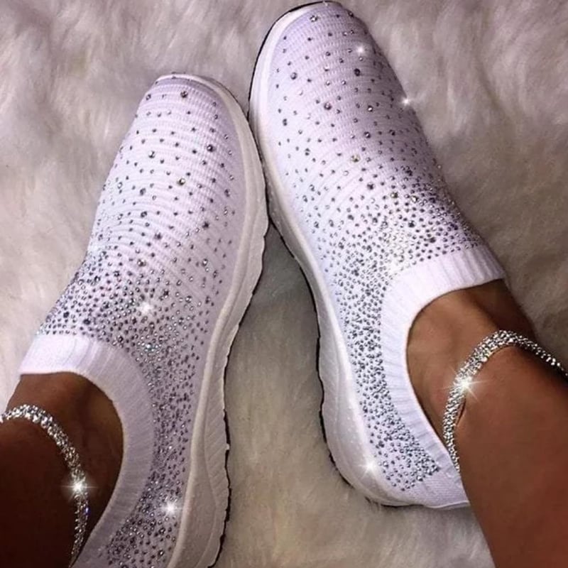 kristallen sneakers