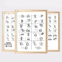 Gehirntrainer 9-Glieder Puzzle
