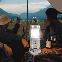 6-in-1 draagbare LED-campinglantaarn op zonne-energie