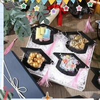 Graduation Cap Candy Card Set