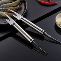 Coltello multifunzionale per fauci di pesce con linea di gamberetti 5 in 1