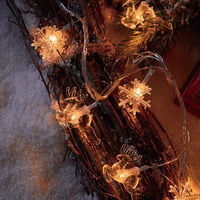 Kerstsneeuwvlok lichtslingers