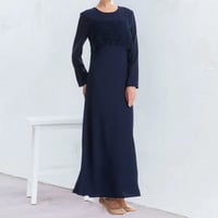 Lace Fake Two Piece Dress