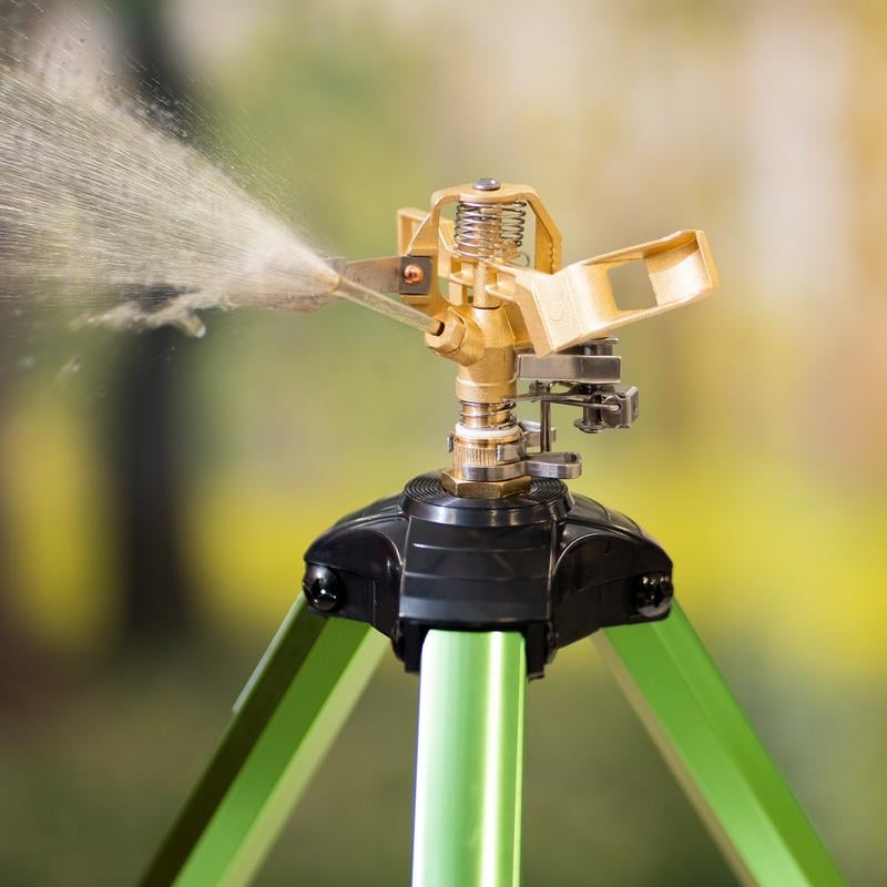 Sakerplus Impact Sprinkler on Tripod Base