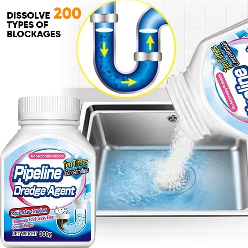 Powerful Pipe Unclogging Powder
