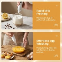 Handheld elektrischer Kaffeemilchaufschäumer