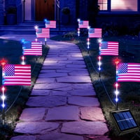 Outdoor Independence Day Decorative Light Post