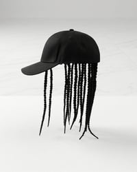 Baseballkappe mit integrierter Dreadlock-Perücke