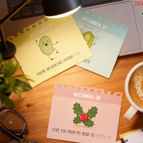 2026 Fun and Inspirational Desktop Calendar