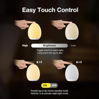 Dino Glow Egg – Soft Silicone Night Light with RGB Colors
