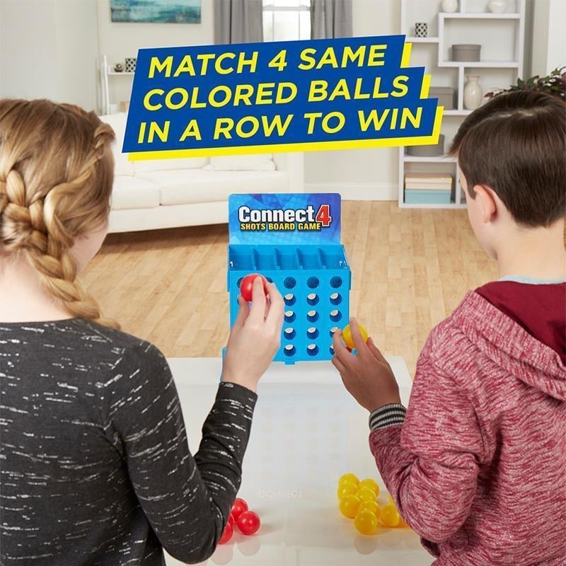 Connect 4 Shots Board Bouncing Ball Game Set For Kids