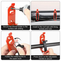 Heavy Duty Zinc Alloy Shovel Mount