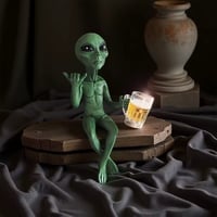Alien Beer Statue