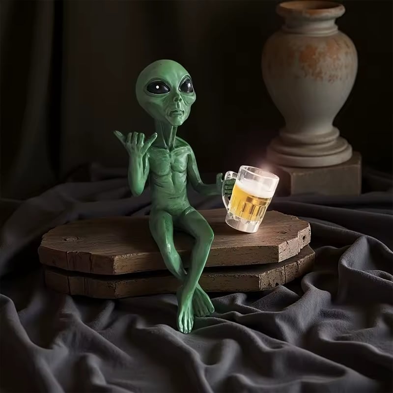 Alien Beer Statue