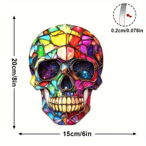 Skull Acrylic Pendant