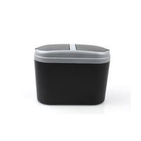 Car Trash Can with Double Lids