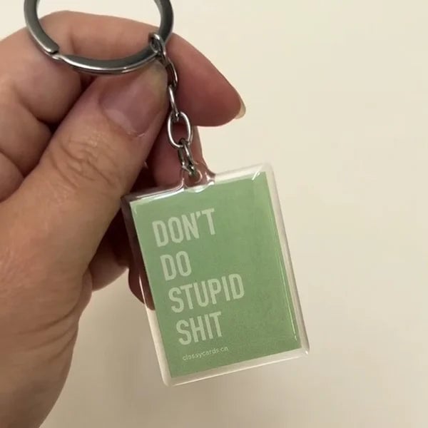 🤣Alle diese Schlüsselanhänger repräsentieren unser Leben|✨„Höfliche“ Schlüsselanhänger