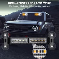 Emergency Strobe Warning Light Bar