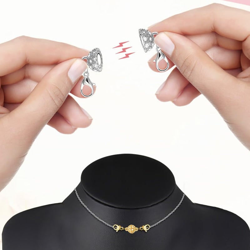 12 Pack Magnetic Necklace Clasps and Closures