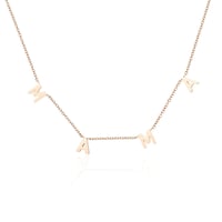 Letter Necklace for Mama