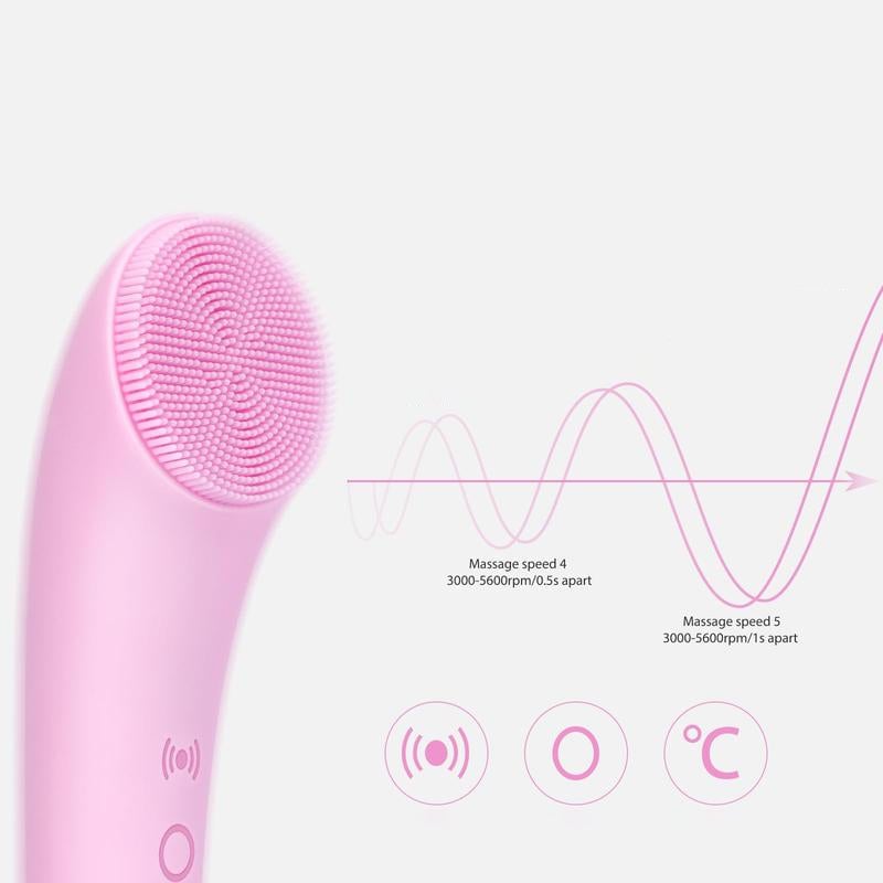 2-in-1 Electric Facial Cleansing Brush