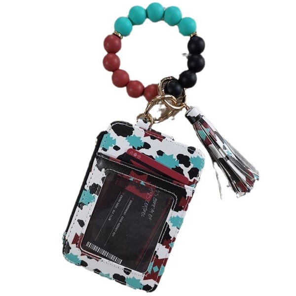 Upsell-Fashionable Silicone Keychain Wallet