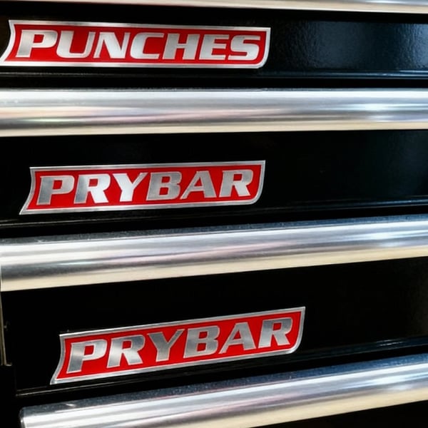 Magnetic Toolbox Labels