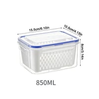 New Food Storage Containers for Fridge with Removable Colander