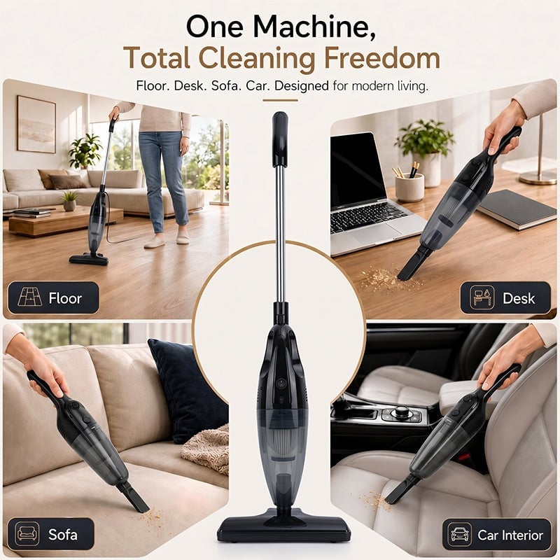 Sakerplus® Portable Ultra Quiet Hand Vacuum