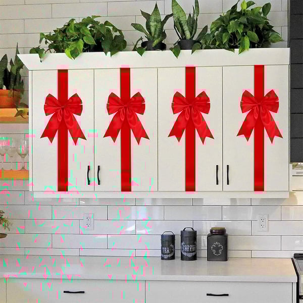 Christmas Door Bow Ribbon Decoration