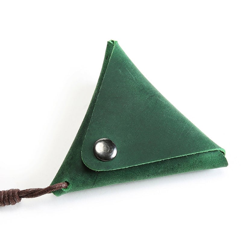 Distressed Leather Coin Purse