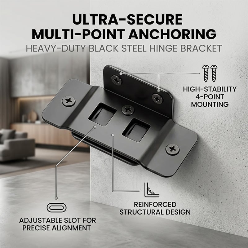 2-in-1 Iron Buckle Corner Brackets