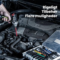 Magnetisk slagmøtrik driversæt