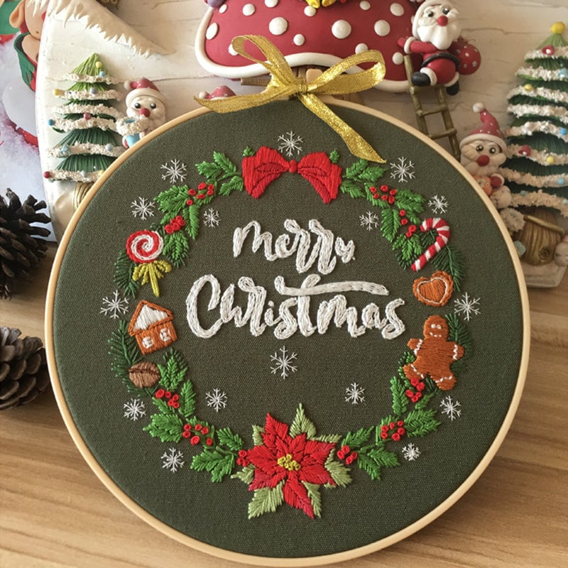 Christmas Embroidery Set