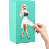 Fluffy Skirt Girls Tissue Box