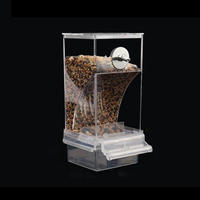 Automatischer auslaufsicherer transparenter Vogelfutterspender