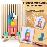 Holz-Stapel-Puzzle-Set