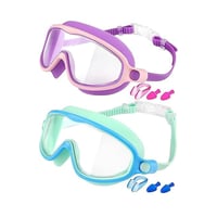 High Definition Waterproof Anti-fog Large Frame Swimming Goggles