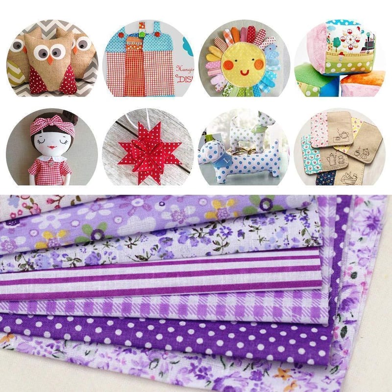 DIY Handgemachte Baumwolle Blumentuch - 10 x 10 cm, 50 Stk im Set