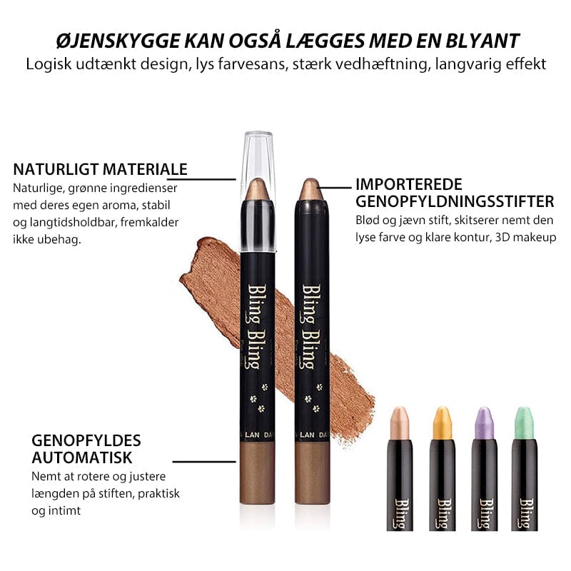 Highlighter- og øjenskygge blyant